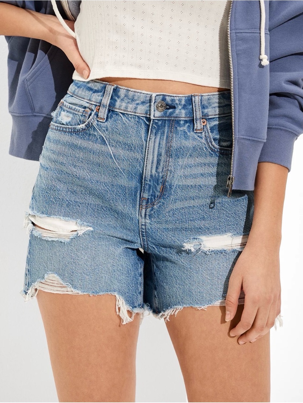 American Eagle Baggy Mom shorts, size 10